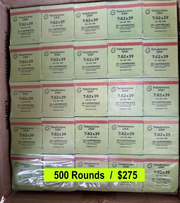 500 rounds $275