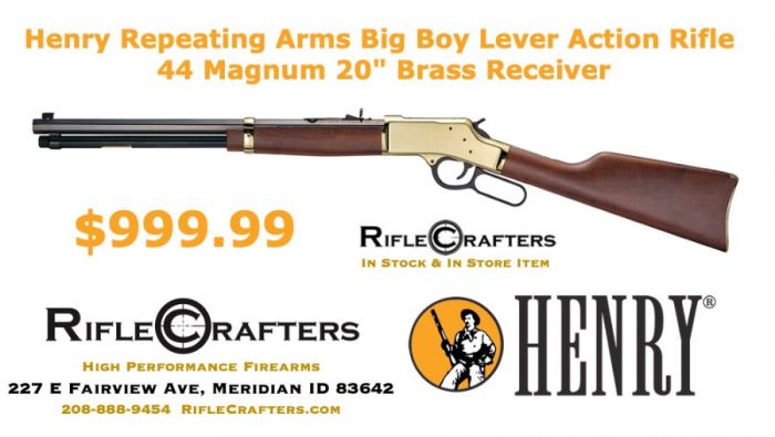 Henry Big Boy Lever Action Rifle 44 Magnum