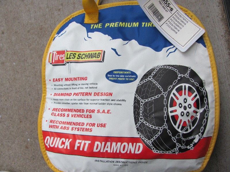 New 15 16 Les Schwab Tire Chains See Pictures Auto Accessories New 15 16 Les Schwab Tire Chains See Pictures 40 Usd Listing Id 68161