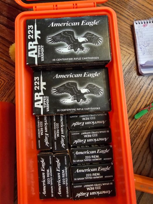 223 Hunting and Varmint Ammo 651 rounds 