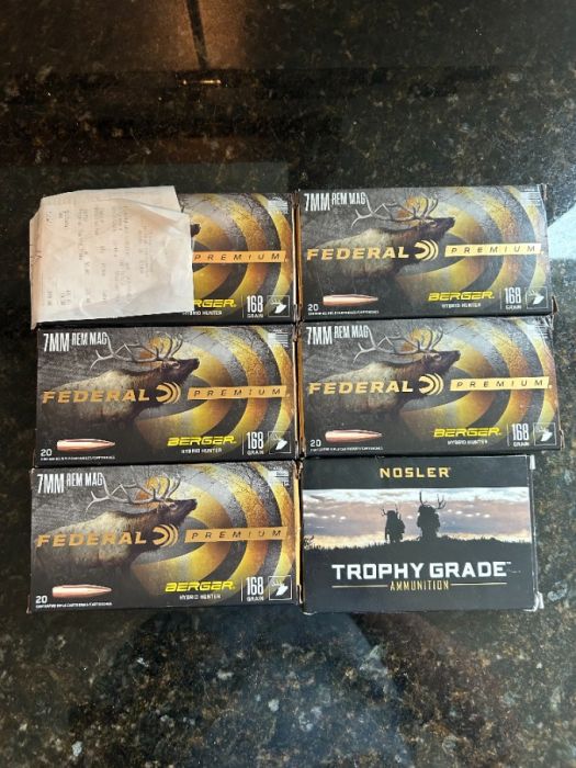 Federal Premium - Berger - 7mm REM MAG 168G