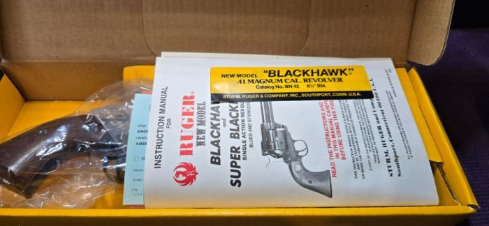 Ruger New Model Blackhawk 41mag