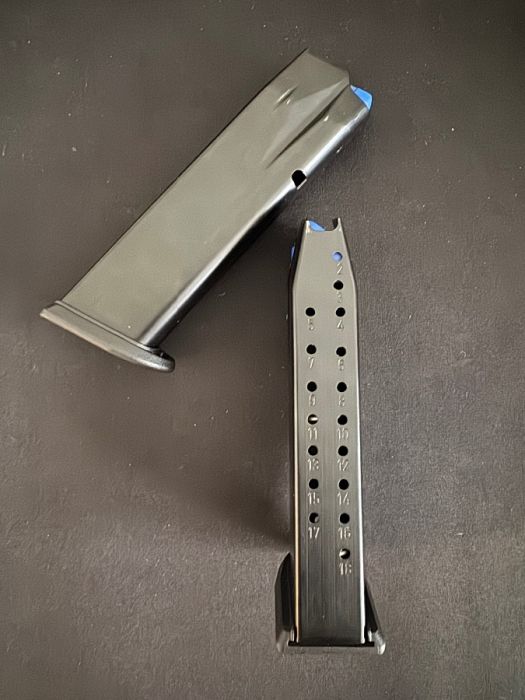 2 Walther PDP, 18 RD 9mm, Mags 