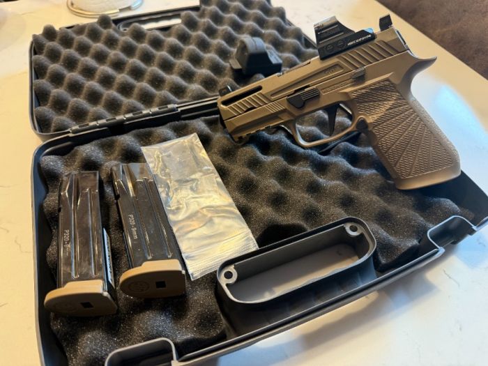 Sig P320 X-Carry, Wilson, Grey Ghost (like new)