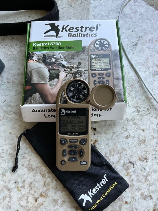 Kestrel 5700 Ballistics weather Wind Meter, New 