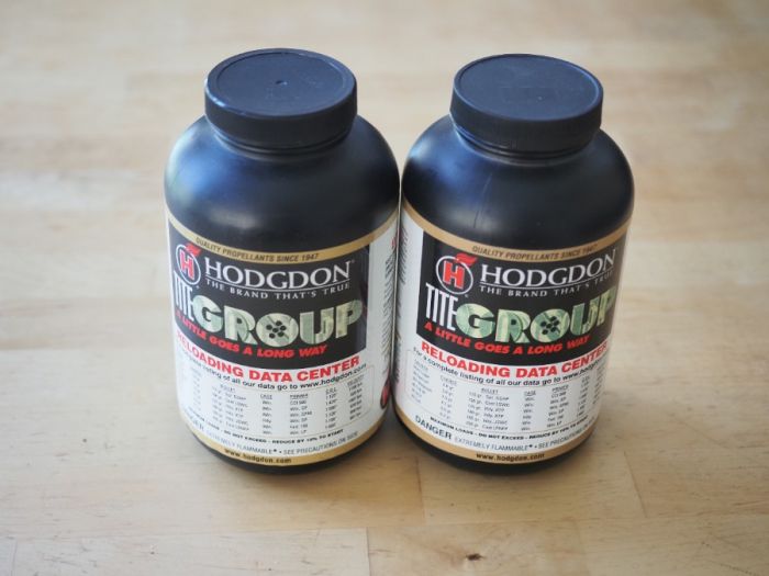 Two 1 lb factory sealed cans of Hodgdon Titegroup 
