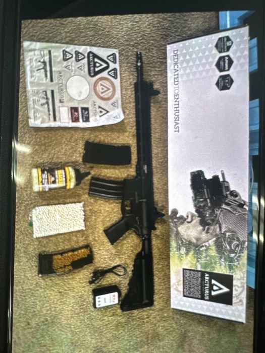 Brand new Ar15 air soft riffle
