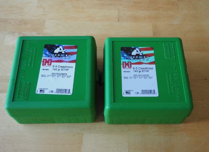 200 rounds of Hornady 6.5 Creedmoor 140 gr BTHP