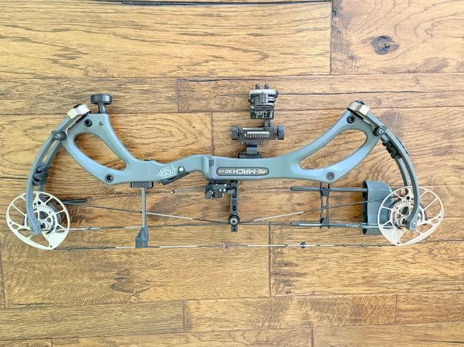 PSE MACH 30 DS with Canyon Pounder sight