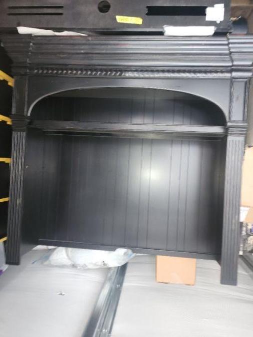 TV cabinet (stored upside down on top of lower cabinet)