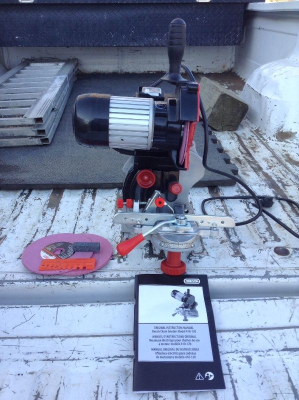 Oregon 410 120 Bench Chainsaw Chain Sharpener Tools