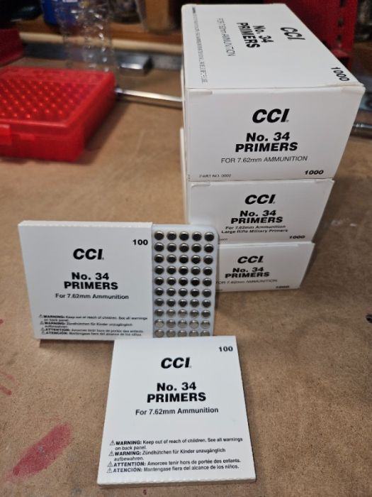 7.62 CCI #34 Primers