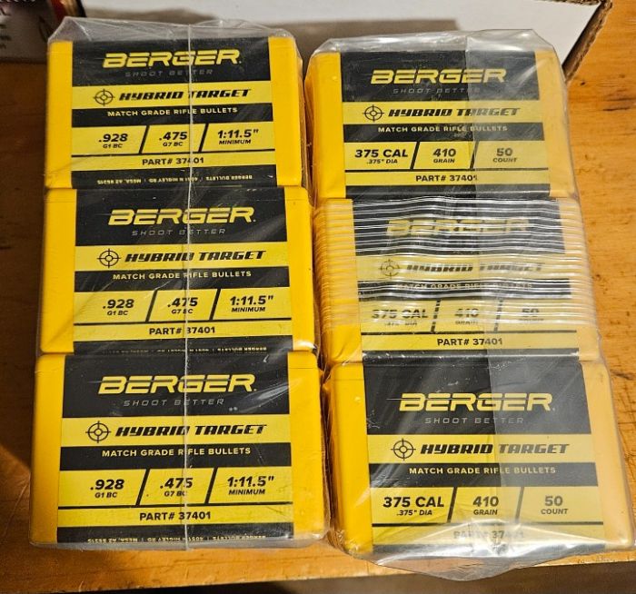 Berger .375 410gr Bullets - 300ct