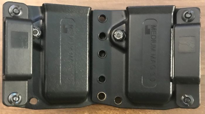 Bravo Dual Mag Carrier (Glock 43X, Glock 48; Sig P365, P365XL; Springfield Hellcat mags); fits