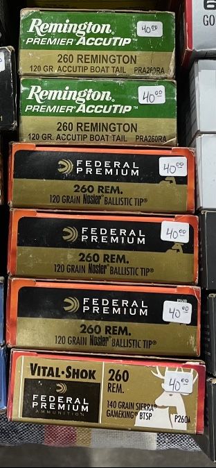 260 REMINGTON ammunition 260 REM ammo 