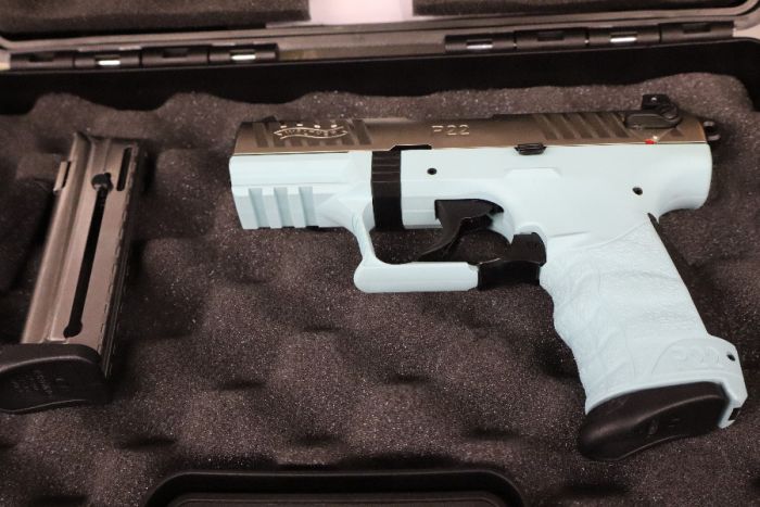 WALTHER P22Q 22LR, SA, 3.42&quot;TH B, 2-10R, MAN. ST, 