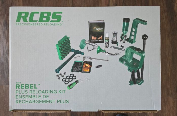 RCBS Rebel Plus reloading kit- new in box