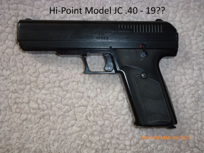 Hi-Point Model JC .40