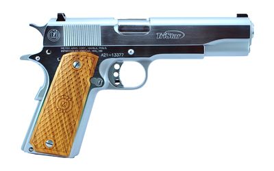 TriStar 1911 9MM 5&quot; w/Chrome Polish, Hardwood, 9+1