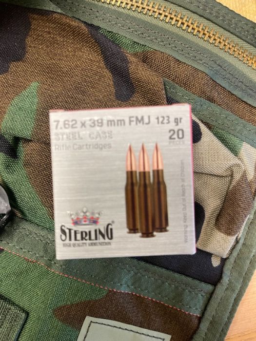 1000rd Case of Sterling 123gr 7.62x39 