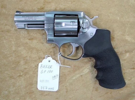 Ruger GP 100 .357 mag. Revolver 3-inch s/s Used