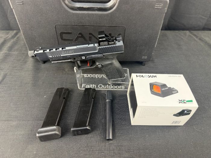 Canik Mete SFX 9mm, Threaded Barrel W/ Holosun HE4