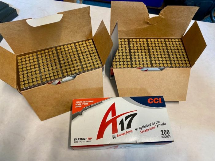 600 rounds CCI 17HMR - CHEAP!