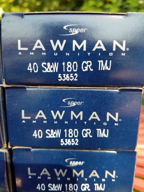 .40 S&amp;W Lawman or Federal A. E. 180 Grain FMJ