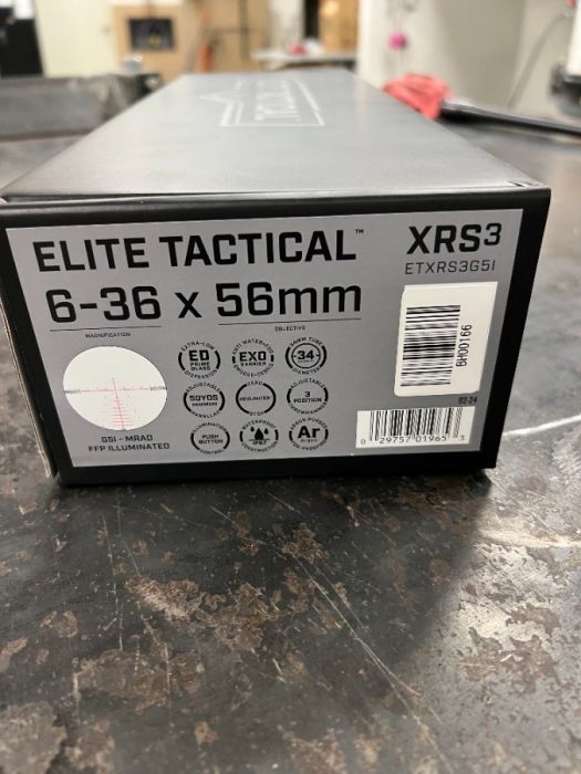 Bushnell Elite Tactical XRS3 6–36×56mm FFP Scope
