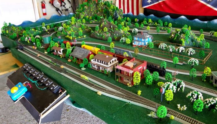 HO scale Model Railroad set.