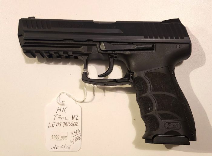 HK P30L V2 with LEM trigger .40 S&amp;W cal. pistol