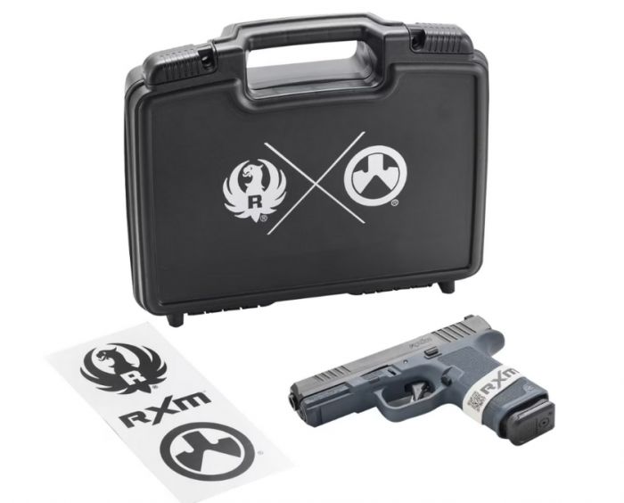 Ruger RXM 9mm 4&quot; 15rd w/Magpul enhanced grip, Gray