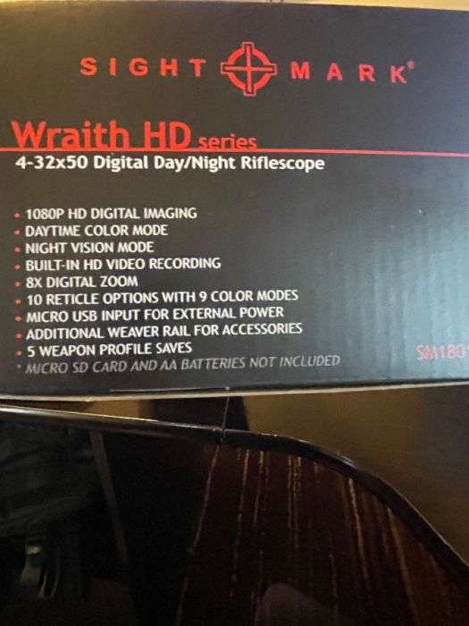 Sightmark Wraith HD Series 4-32z50 Day/Night Scope