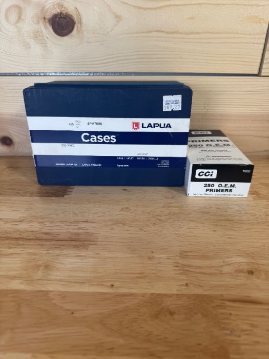 Lapua 300 PRC Brass/1000 CCI 250 LRMag Primers
