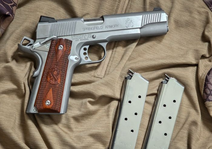 SPRINGFIELD 1911 LOADED - DISCONTINUED - NEVER FIR