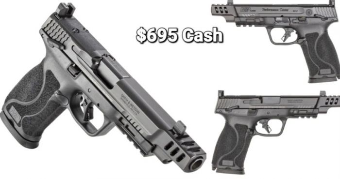 S&amp;W M&amp;P 10MM PERFORM CTR 5.6&quot; NS PORTED $695