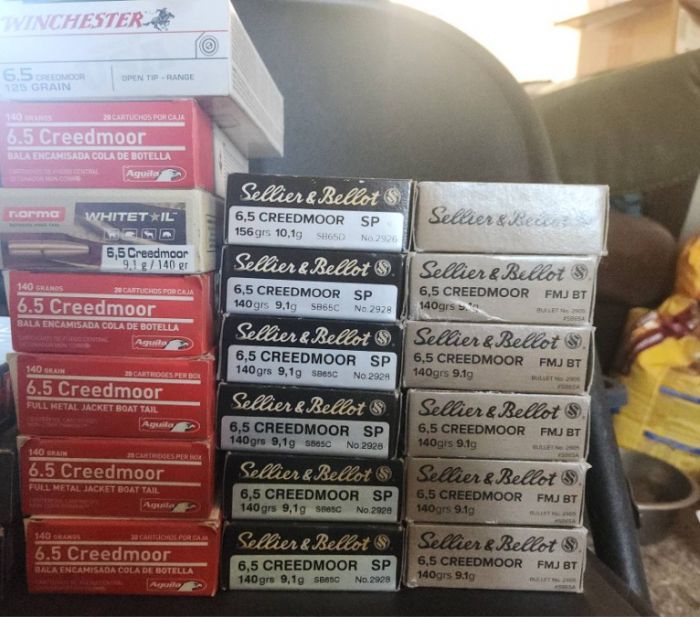 6.5 creedmoor ammo , or trade