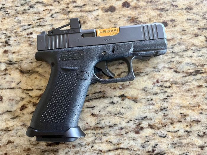 Glock 43x MOS with Shield Arms RMSc Red dot
