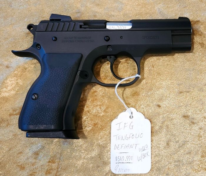 IFG Tangfolio Defiant Compact 9mm Pistol w/box