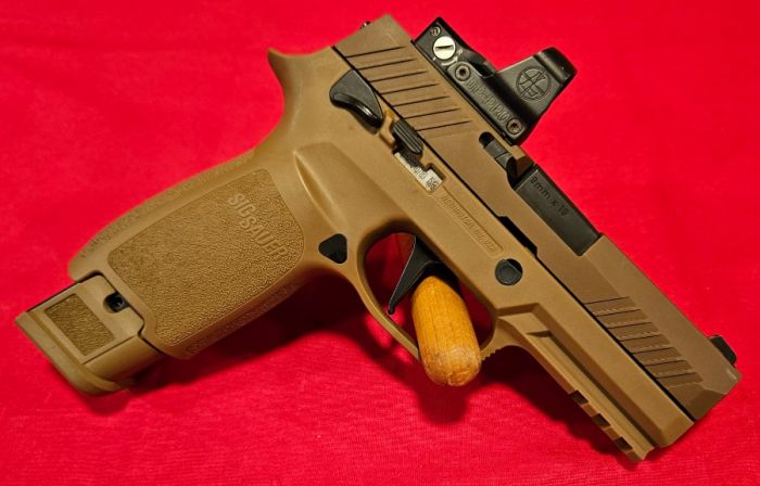 SIG SAUER P320 M18 9MM W/ TWO MAGS 