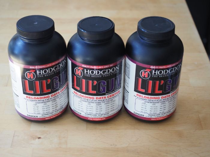 3 x 1 lb sealed cans of Hodgdon Lil Gun Powder