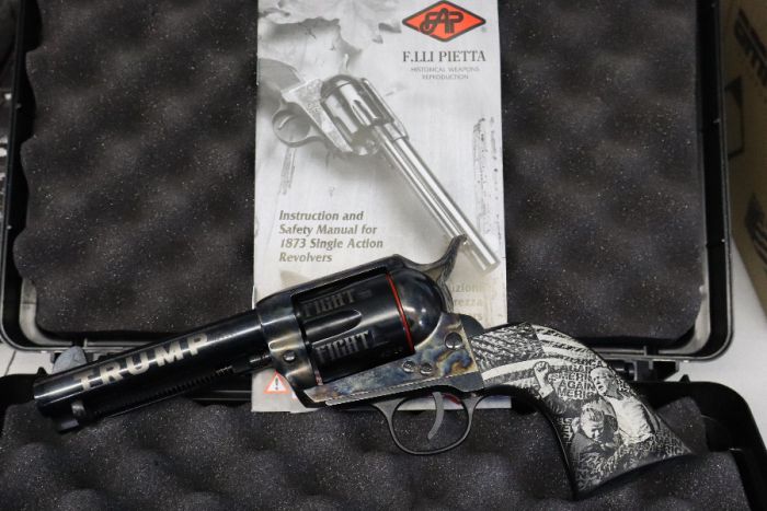 PIETTA 1873 TRUMP 45 LC REVOLVER,6SHOT, CCH