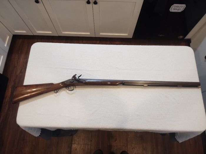 Antique(1770s)10gauge flintlock made by waters RYE