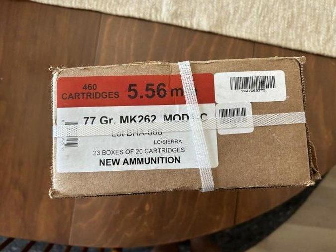 Black Hills MK262 77gr 5.56mm Mil Pack 460 rds