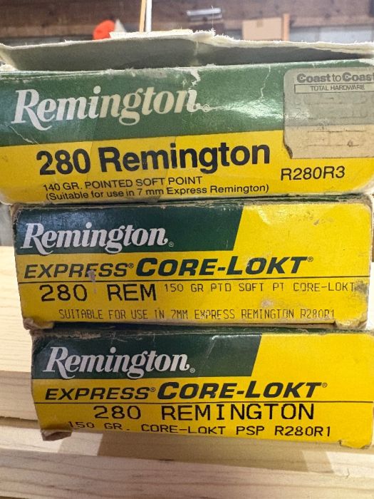 280 Remington Cartridges 