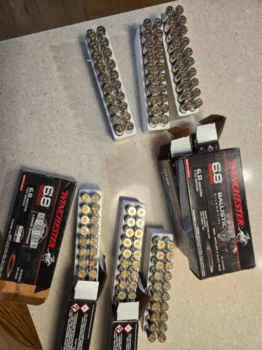 6.8 Western ammunition and brass
