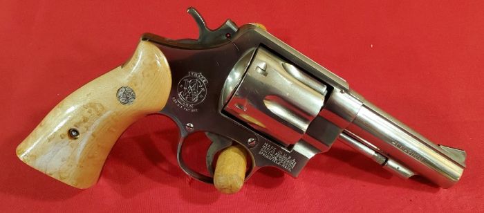 SMITH &amp; WESSON 58 NICKLE 41 MAG P-23959