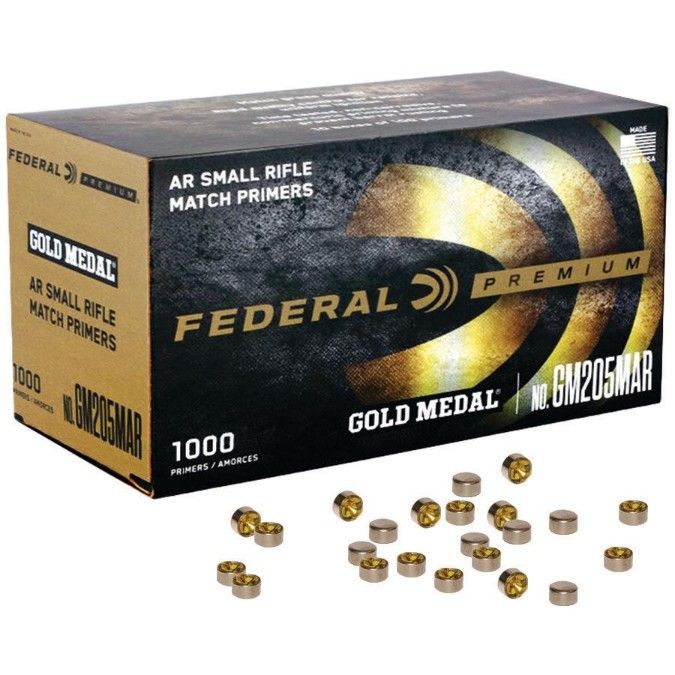 Federal  Gold Medal Centerfire Primers AR Small Ri