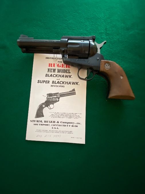 Ruger New Model Blackhawk .45LC with 4-5/8” bbl