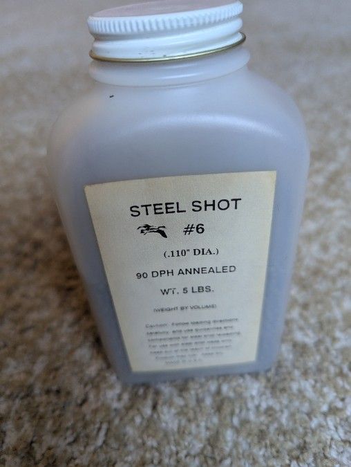 Steel shot for reloading